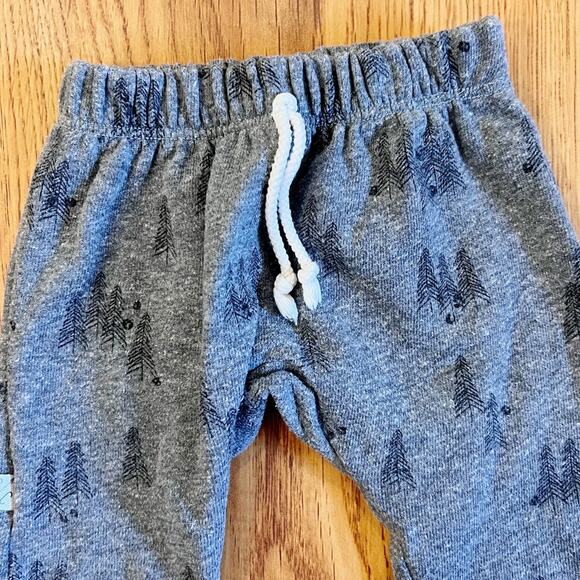 Childhoods Trees On Heather Gray Gusset Pants - Picture 2 of 10